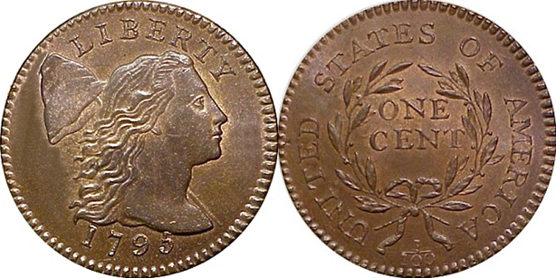 1793-96 Liberty Cap Cent on The Hot Collector