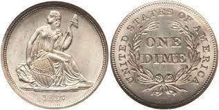 Seated Liberty Dime 1837 - 1891 on The Hot Collector