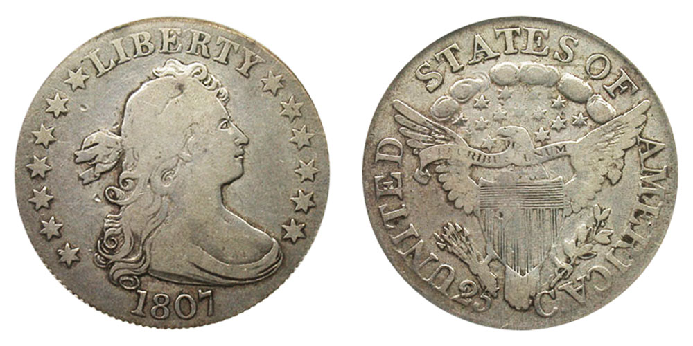 Draped Bust Quarter 1796 - 1807 on The Hot Collector