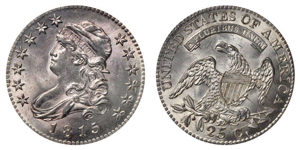 Capped Bust Quarter 1815 - 1838 on The Hot Collector