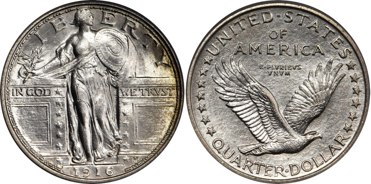 Standing Liberty Quarter 1916 - 1930 on The Hot Collector